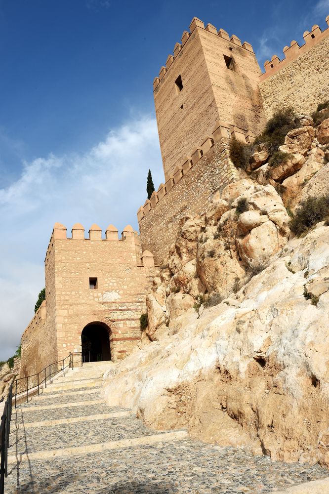 Built as a combo citadel/mosque/seat-of-government in the tenth century, when most of today's Spain belonged to the Córdoba caliphate.  ( <a href=