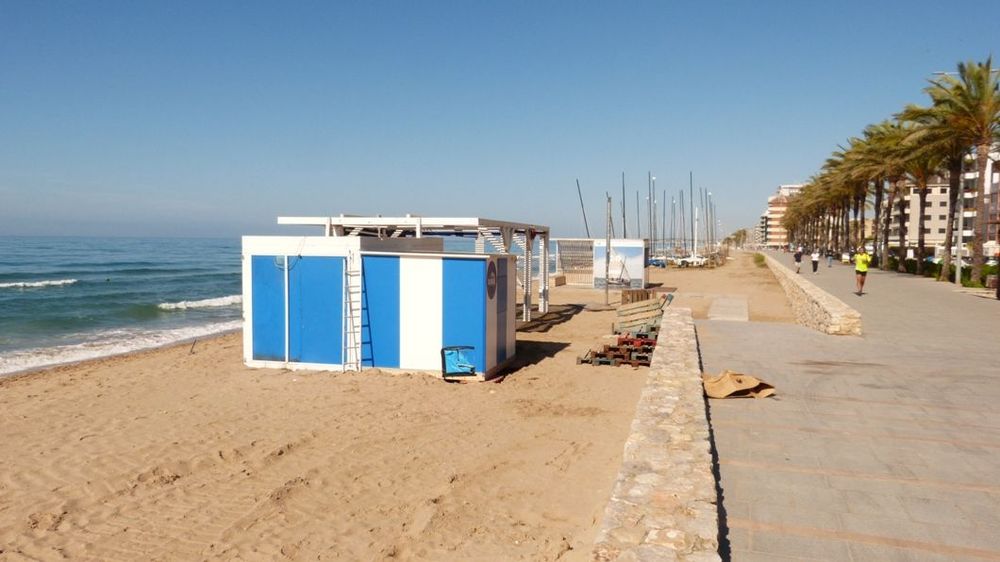 Las aves del puerto de Segur de Calafell .