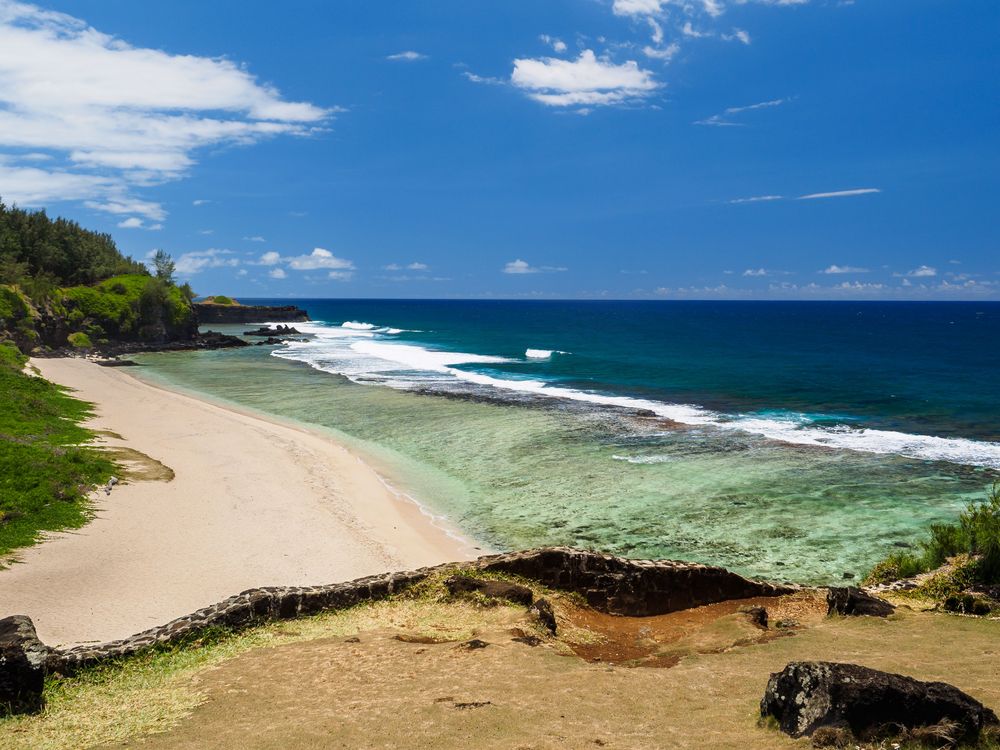 Blick von der Südküste, Mauritius