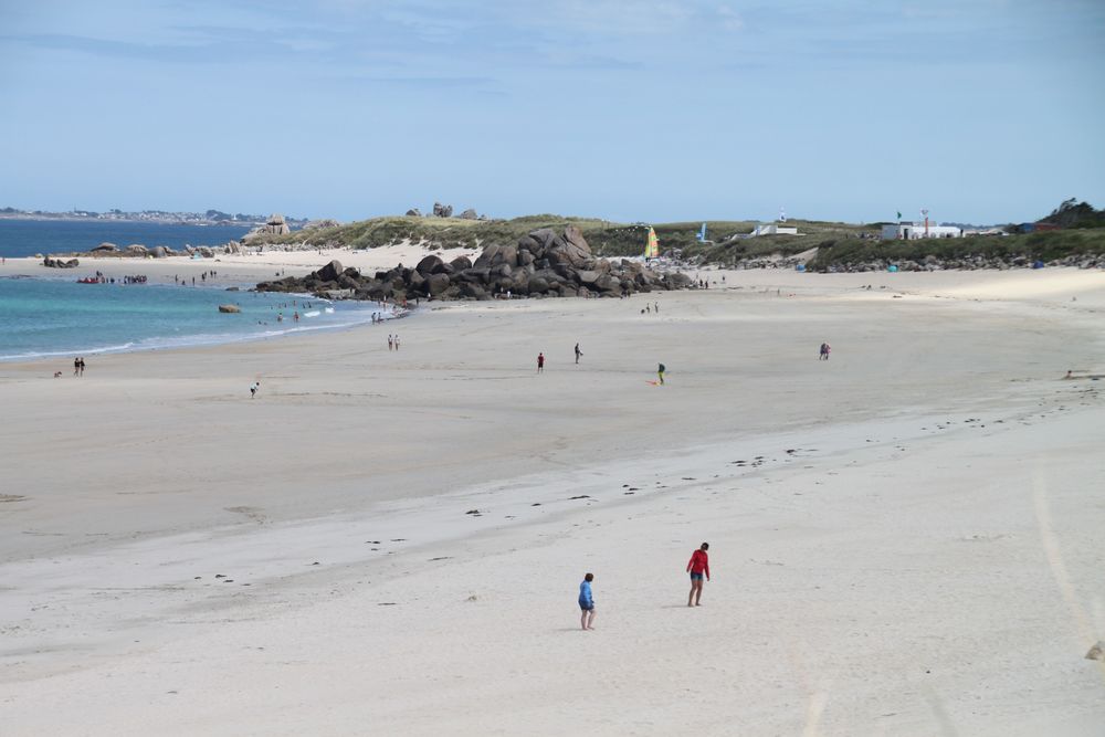 Finistère, Cleder, plage des Amiets