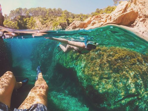 Costa Brava. Catalonia.

<a href="http://www.gettyimages.es/detail/foto/couple-doing-snorkel-exploring-the-natural-imagen-libre-de-derechos/834297252" rel="noreferrer nofollow">FOR SALE ON GETTY IMAGE