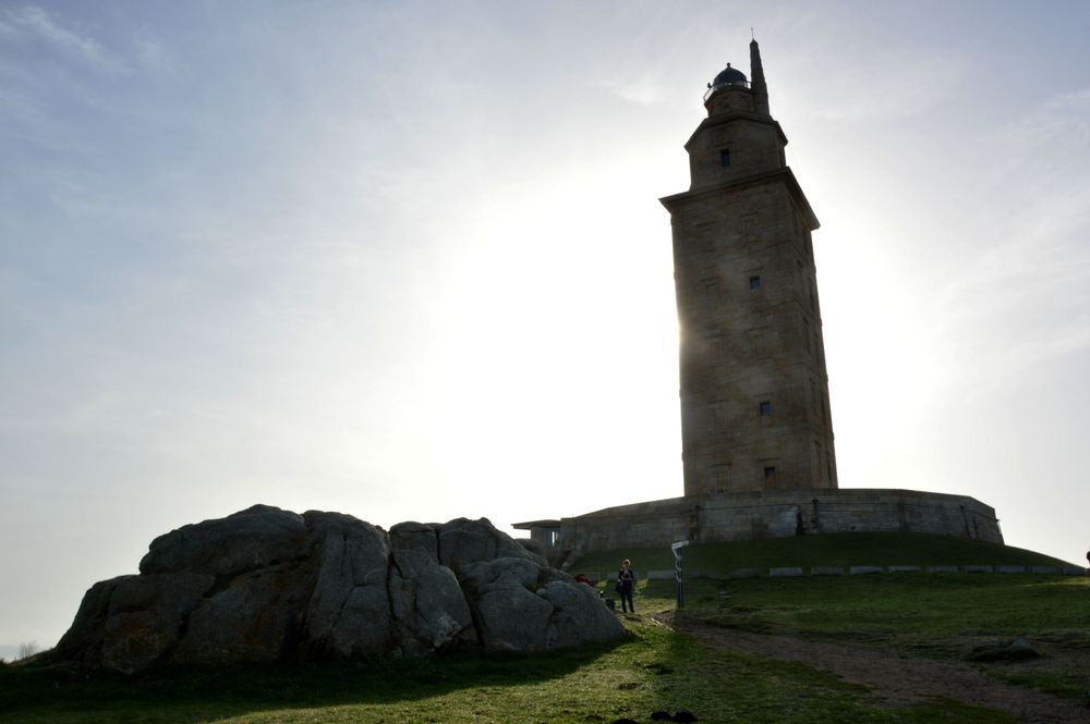 Coruña, Galícia. Herkulesen dorrea.