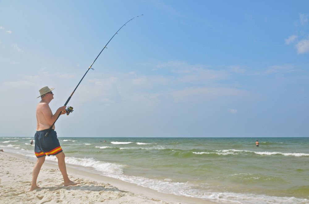 en Cape San Blas junto al Golfo de México