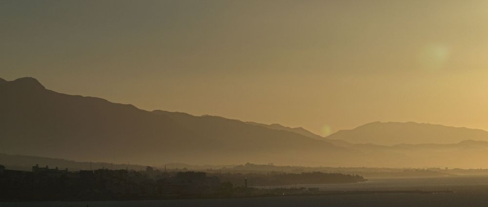 Kurz vor Sonnenuntergang